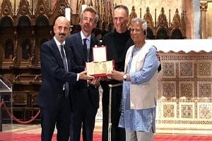 Bangladesh’s Muhammad Yunus conferred 'Lamp of Peace of Saint Francis ' award by Vatican