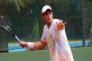 Brazilian tennis player Diego Matos