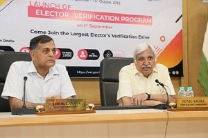 Election Commission of India launches “Electors Verification Programme