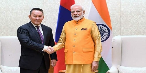 Mongolian President Battulga's Visit to India