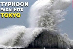 Typhoon Faxai hits Tokyo