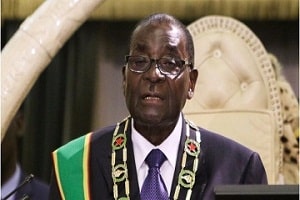 Zimbabwean president Robert Mugabe