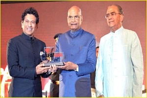 2019 Swachchta Ambassador award to Sachin Tendulkar