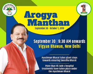 Dr Harsh Vardhan inaugurated a 2-day national workshop ‘Arogya Manthan’