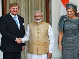 King and Queen of the Netherlands to India
