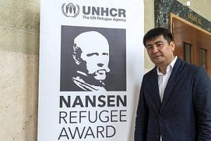Kyrgyz lawyer AzizbekAshurov wins 2019 UNHCR Nansen Refugee Award