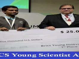 BRICS young Scientist Award