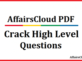 Crack High Level Question by AffairsCloud