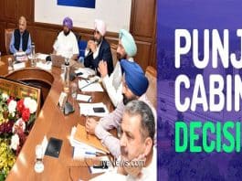 Punjab Cabinet decisions