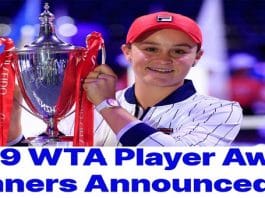2019 WTA Player of the Yea