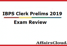 IBPS Clerk Prelims Exam Analysis 8 December 2019 – All shift