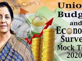 Union budget & economic survey 2020