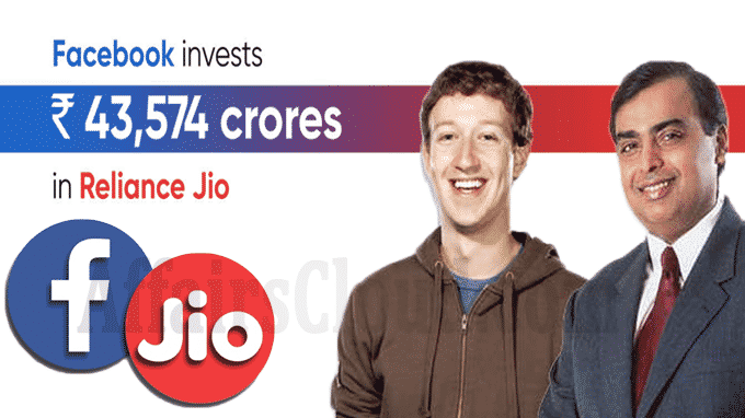 Facebook buys stake in Reliance Jio