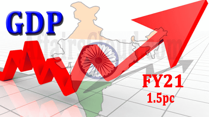 India's GDP growth likely to range up to 1
