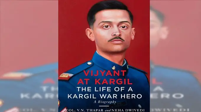 A book titled as Vijyant at Kargil