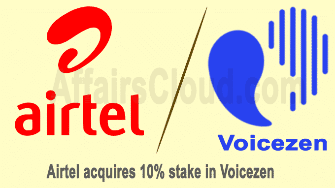 Airtel acquires 10% stake in AI startup Voicezen