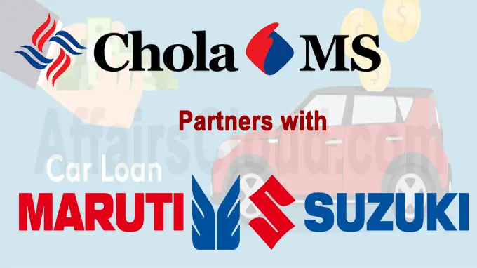 Chola Partners With Maruti Suzuki For Vehicle Finance