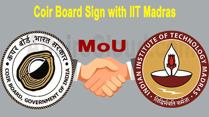 Coir Board sign with IIT Madras MoU