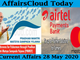 Current Affairs May 28 2020 new