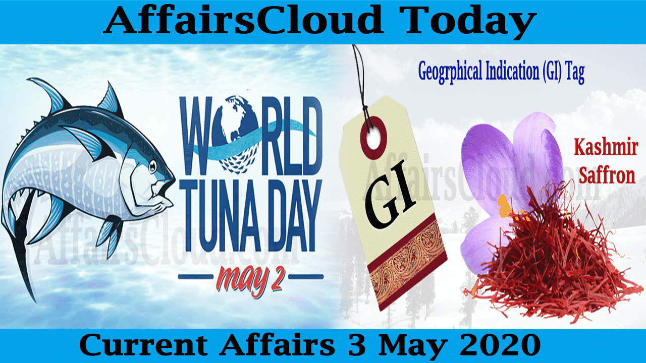 Current Affairs May 3 2020