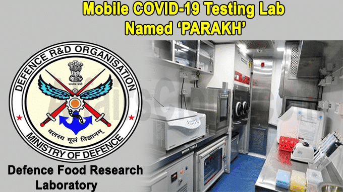 DRFL Mobile COVID-19 testing lab, named ‘PARAKH’