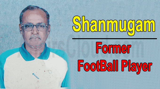 Former Tamil Nadu footballer Shanmugam