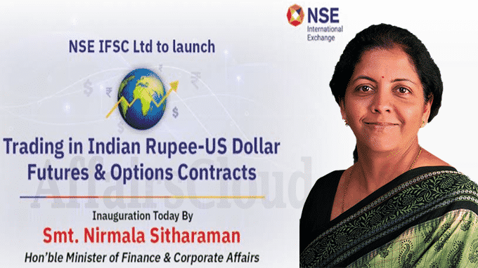 Nirmala Sitharaman launches INR - USD Futures and Options
