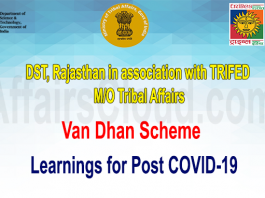 Van Dhan Scheme learnings for post COVID-19