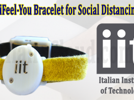 iFeel-You bracelet for social distancing