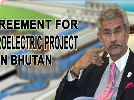 Agreement for Hydroelectric Project in Bhutan