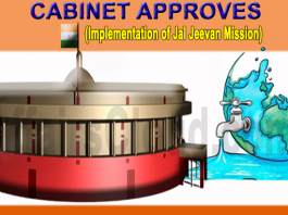 Cabinet Approves implementation of Jal Jeevan Mission
