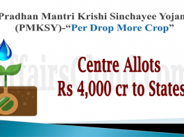 Centre allots Rs 4,000 cr to states