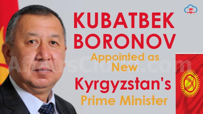 Kubatbek-Boronov-appointed-as-new-Kyrgyzstan's-Prime-Minister