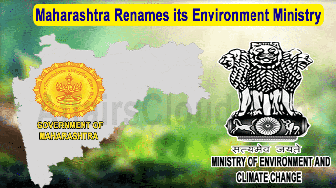 Maharashtra renames its environment ministry