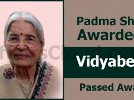 Padma-Shri-awardee-Vidyaben-passes-away
