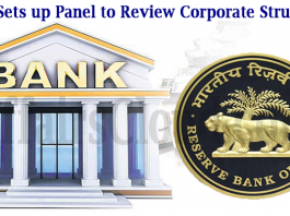 RBI sets up panel to review corporate structure