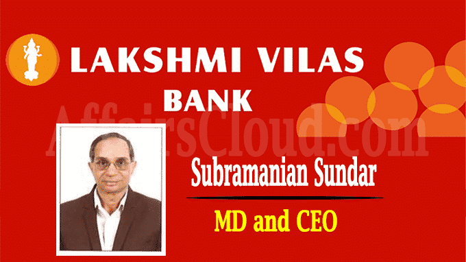 Reserve Bank approves Lakshmi Vilas Bank’s MD and CEO