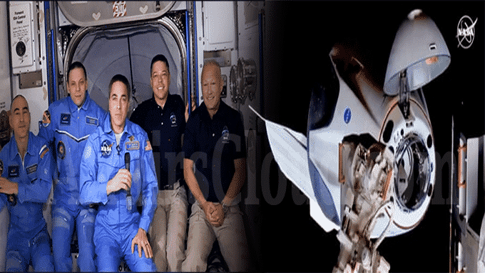 SpaceX's Dragon spacecraft docks Astronauts