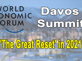 WEF Davos summit to focus on The Great Reset in 2021
