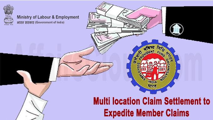 multi location claim settlement to expedite member claims