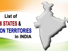 28 states & 8 union Territories new