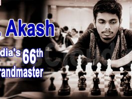 G Akash has become India's 66th Grandmaster