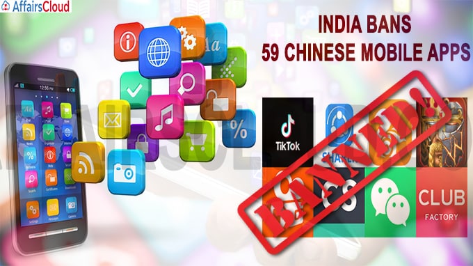 Government bans 59 mobile apps