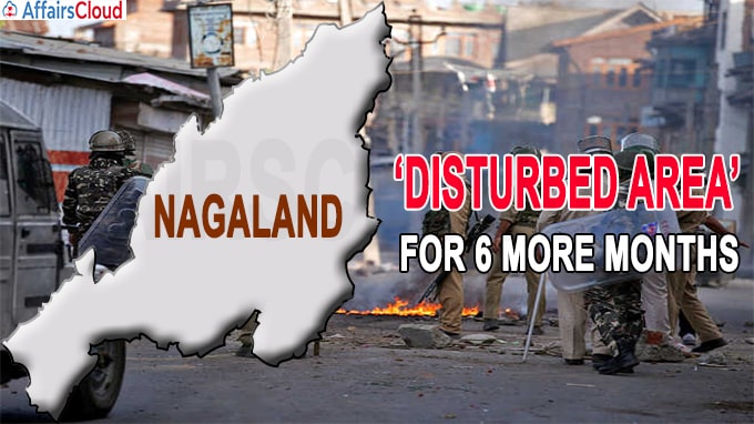 Government declares entire Nagaland disturbed area
