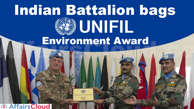 Indian-Battalion-bags-UNIFIL-environment-award
