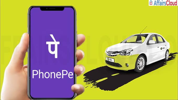 Ola in pact with PhonePe for digital payments