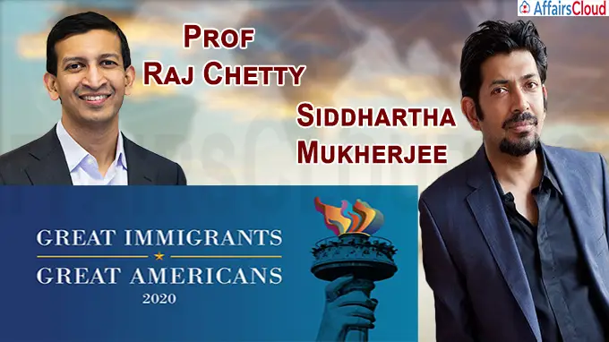 Pulitzer winner Siddhartha Mukherjee, Prof Raj Chetty among '2020 Great Immigrants' honourees