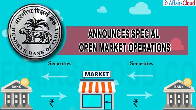 RBI Announces Special Open Market Operations
