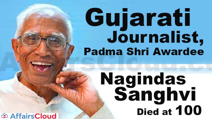 Veteran-Gujarati-journalist,-columnist,-Padma-Shri-awardee,writer-Nagindas-Sanghvi-passes-away-at-100