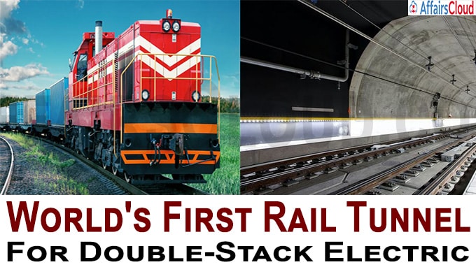 World’s first electrified rail tunnel fit to run double-stack containers to be operational